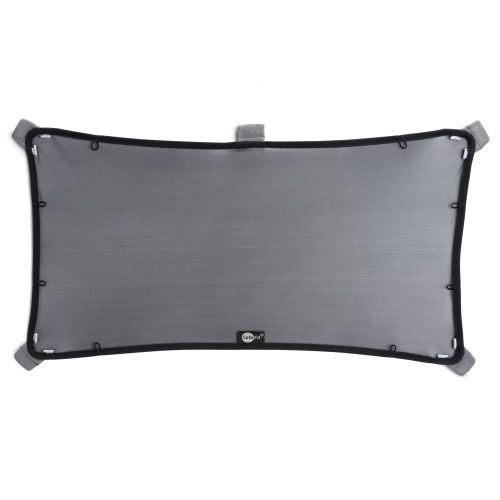 Safe Fit Magnetic Adjust-to-Fit Baby Sunshade, Easy to Install, Gray