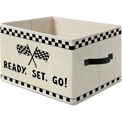 Race Car Room Decor,Racing Storage Bins Box