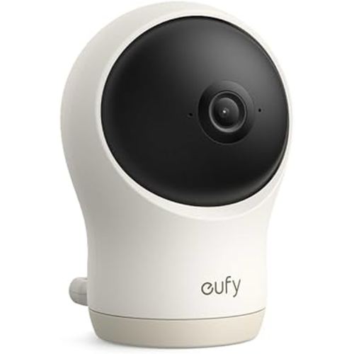 eufy Baby Monitor C10 with 2K HD Camera, 4.5" 480p Display, 4× Zoom, Pan-Tilt, Night Vision, Hybrid Wi-Fi & No Wi-Fi Connection, 12 H Battery, Motion, Cry, Noises, Temperature Alerts, 2-Way Talk, VOX