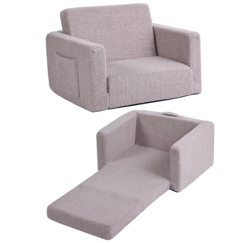 Isabelle & Max™ Kids Sofa, 2 In 1 Kids Fold Out Chair Convertible Sofa To Lounger & Reviews | Wayfair