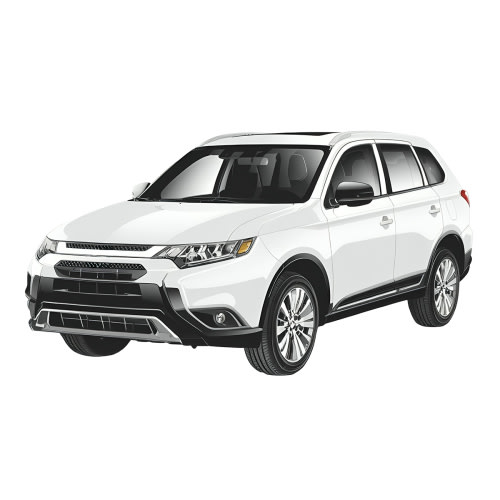 Mitsubishi Outlander 3rd Gen Car Sun Shades (2013-2021)