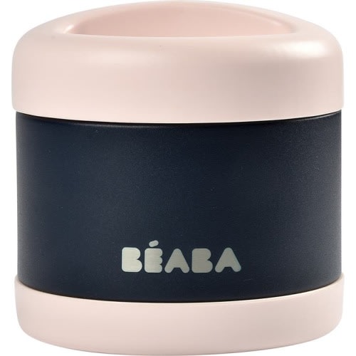 BEABA 16-Ounce Insulated Stainless Steel Jar, Midnight