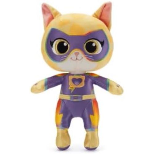DISNEY STORE Official SuperKitties Sparks Plush - Detailed Disney Stuffed Animals with Embroidered Features and Screen Art Elements, Part of SuperKitties Plush Collection