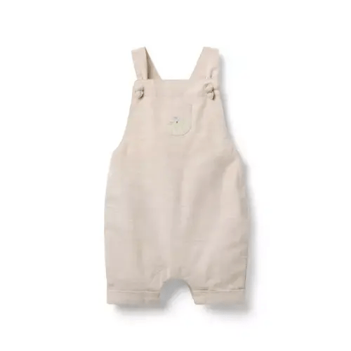 Baby Dark Khaki Baby Alligator Overall by Janie and Jack