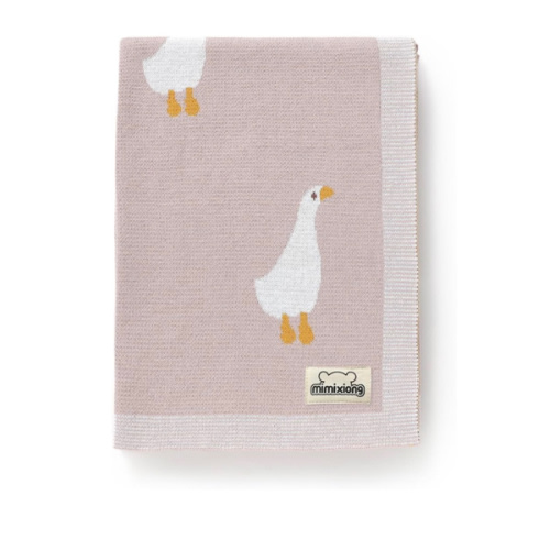 Baby Blanket Knit - Cute Goose