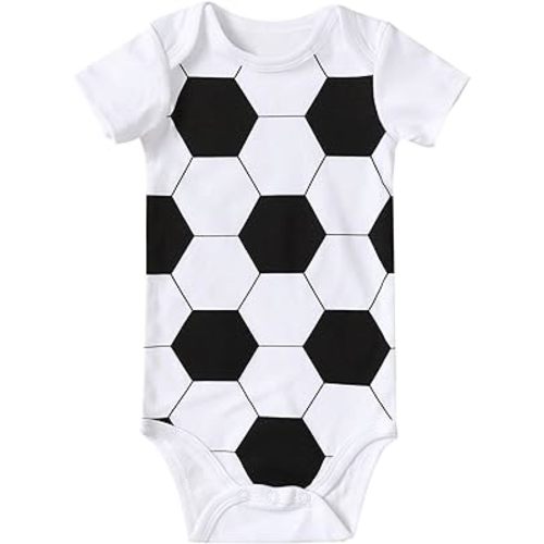 Infant Baby Football Baseball Soccer Sport Jersey Outfit Costume Bodysuit Interlock 195 Gsm 0-24 Months