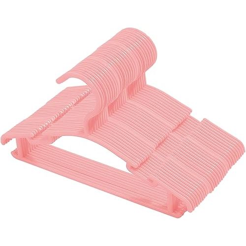 30 Pack Pink Baby Nursery Closet Hangers,Non-Slip Laundry Infant Pant Hanger for Newborn Clothes Gift,Ultra-Thin Child Coat Hanger for Girl Boy Toddler Kid