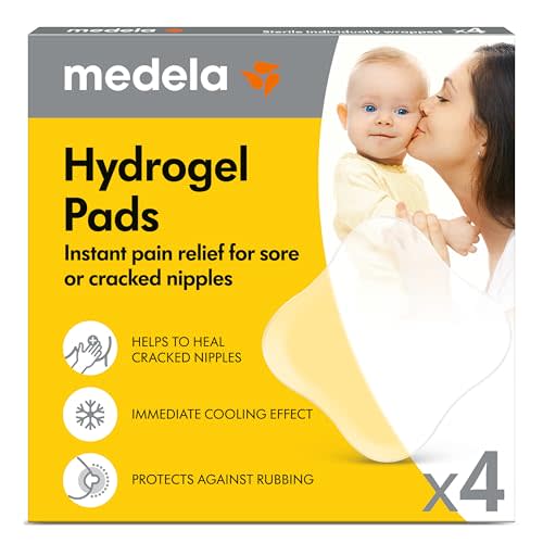 Medela Hydrogel Pads | Pain Relief for Sore or Cracked Nipples | Breastfeeding Essentials