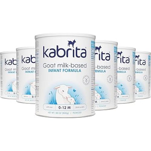 Kabrita Goat Milk-Based Infant Formula – 28oz – Pack of 6 – Natural, Gentle Baby Formula – European, Non-GMO – Ages 0-12 Months