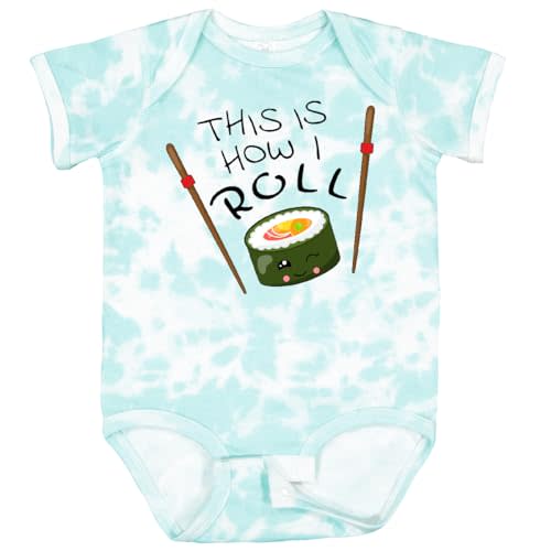 inktastic This Is How I Roll- Cute Sushi Baby Bodysuit