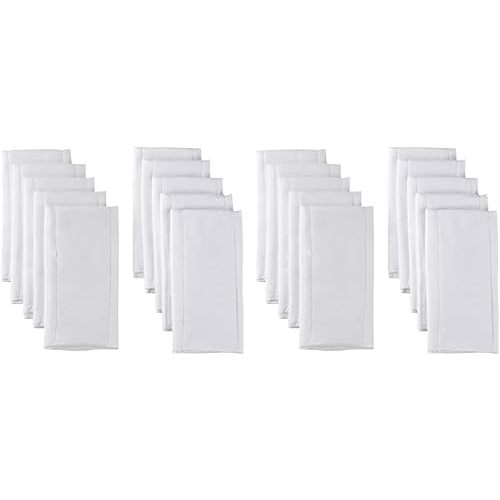 GERBER 10 Count Prefold Birdseye Diaper with Pad, White (Pack of 2)