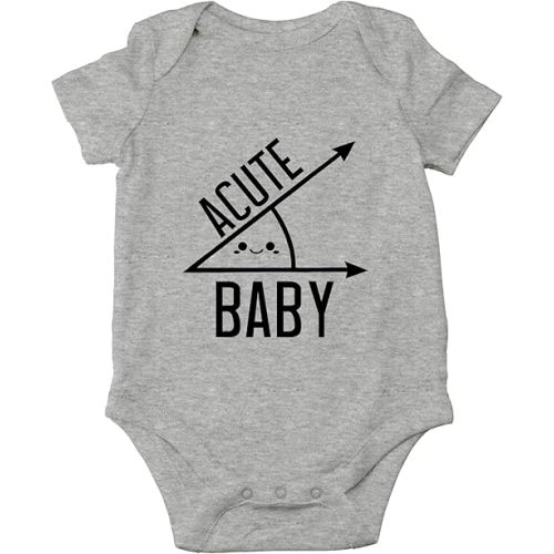 CBTwear Acute Baby Bodysuit Cute Newborn Clothes Adorable Unisex Romper Boy Girl Comfy Humor