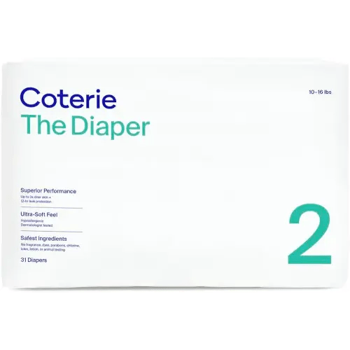 Coterie Size 2 Diaper, 31 CT