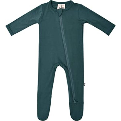 KYTE BABY Soft Bamboo Rayon Footies, Zipper Closure, 0-3 Months