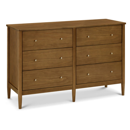 DaVinci Frem 6-Drawer Dresser | Modern Nursery - Walnut