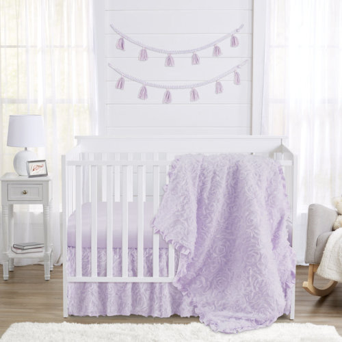 Sweet Jojo Designs Rose 4 Piece Crib Bedding Set & Reviews | Wayfair