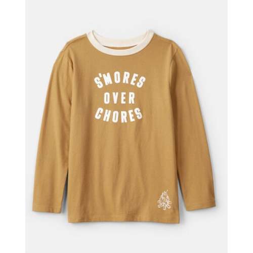 Boys Smores Long-Sleeve Graphic Tee - Brown - Carter's | Carter's