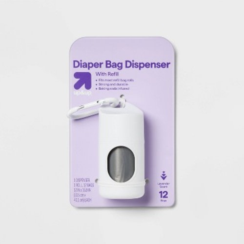 Disposable Diaper Bag Dispenser and Bag Roll - up&up™