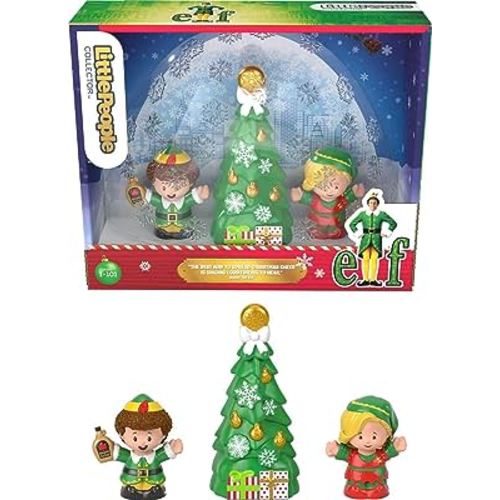 Little People Collector Elf Movie Special Edition Figure Set in Christmas Display Gift Box for Adults & Fans