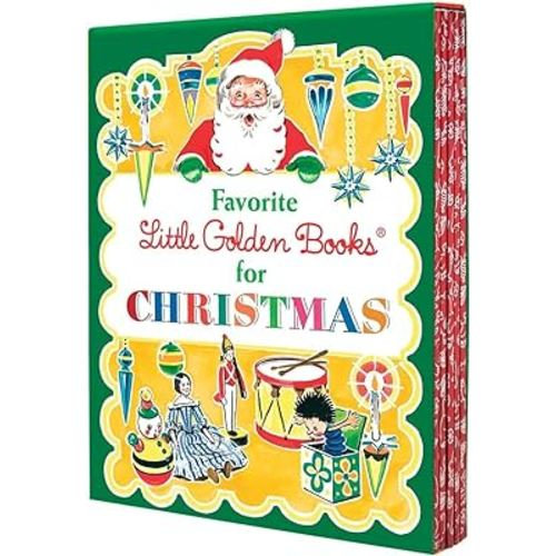 Favorite Little Golden Books for Christmas 5-Book Boxed Set: The Animals' Christmas Eve; The Christmas Story; The Little Christmas Elf; The Night ... The Poky Little Puppy's First Christmas