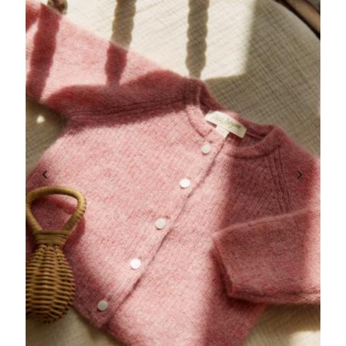 Gaspard Cardigan - Rosewood - Super kid mohair - Sézane