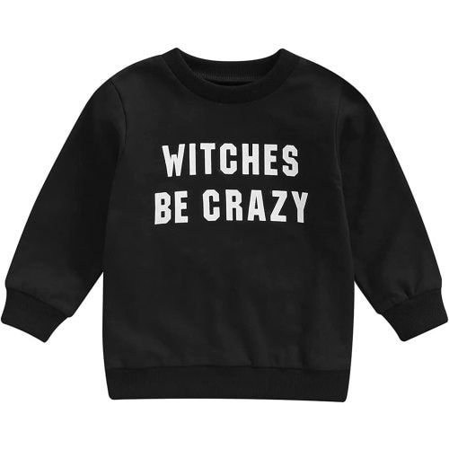 Hnyenmcko Baby Boy Girls Halloween Clothes Infant Long Sleeve Crewneck Pullover Sweatshirt Shirt Toddler Fall Sweater Tops