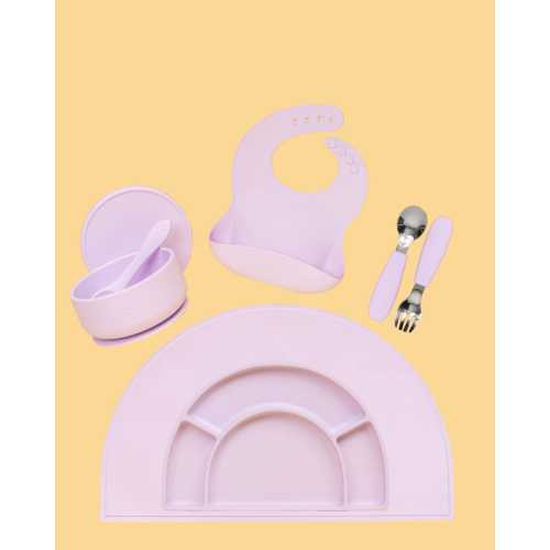 Ultimate Silicone Feeding Bundle - Lilac