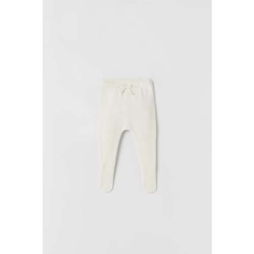 ZARA Sweaterbasic Knit Footed Leggings