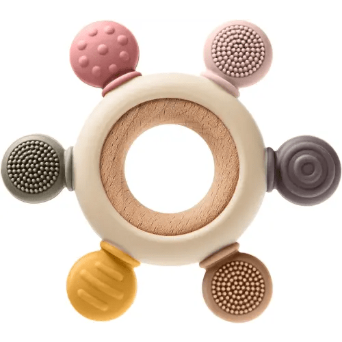 Baby Teething Toys for 0-6 6-12 Months, BPA Free Baby Teether Sensory Toys for Babies 0 3 6 9 12 18 Months, Newborn Infant Toys Gifts for 1 One Year Old Baby Boys Girls