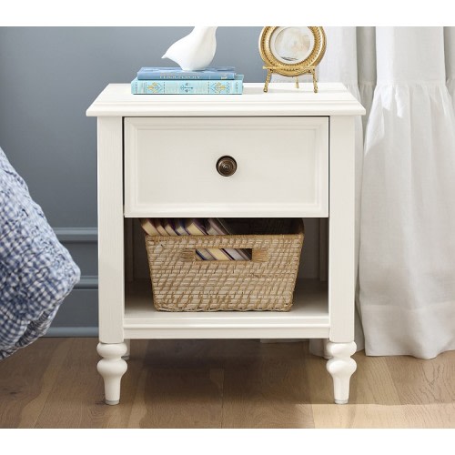 Chris Loves Julia Turned Wood Nightstand (20")