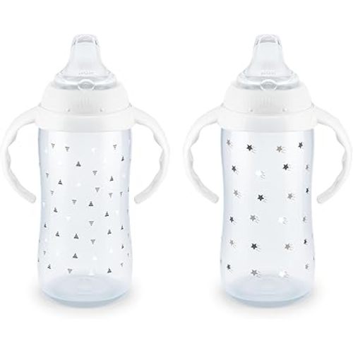 NUK Learner Cup, 6+ Months, Timeless Collection, Amazon Exclusive, 5 Oz, Pack of 2 – BPA Free, Spill Proof Sippy Cup