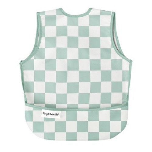 Tiny Twinkle Mess-Proof and Waterproof Baby Bib/Apron, Machine Washable and BPA-Free