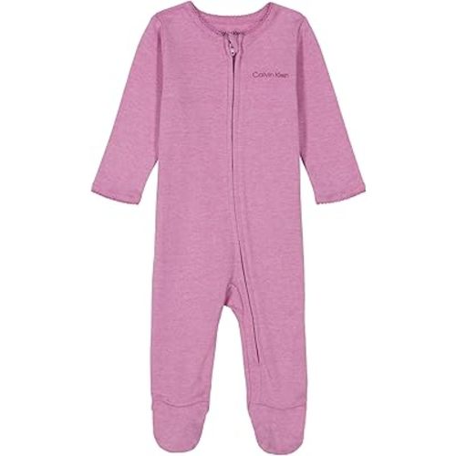 Calvin Klein Baby Girls Footed Coverall