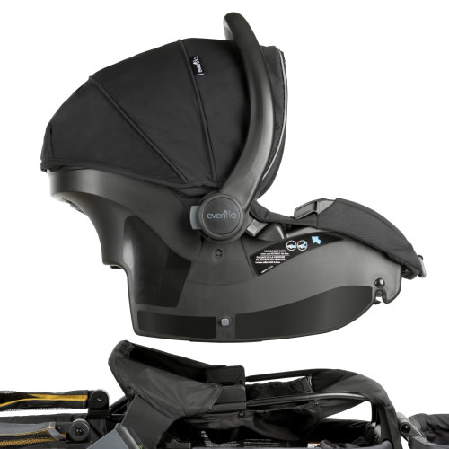 Evenflo Pivot Xplore Stroller Wagon Infant Car Seat Adapter, Black