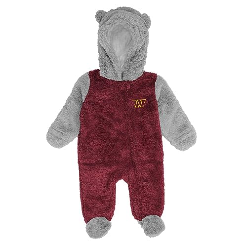 Outerstuff Newborn & Infant NFL Game Nap Teddy Fleece Bunting Full-Zip Sleeper