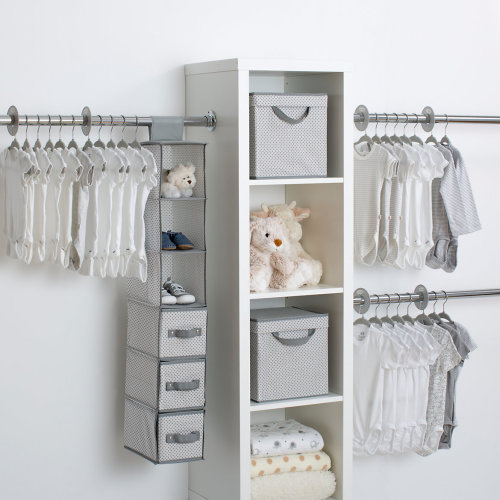 Delta Children 48-Piece Nursery Storage Set - Gray