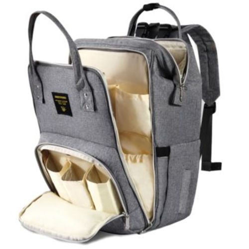 Wide Open Frame Diaper Bag Backpack