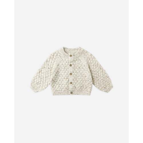 Bubble Knit Cardigan || Natural Confetti – Quincy Mae