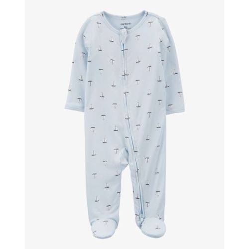 Baby Sailboat Zip-Up PurelySoft Sleep & Play Pajamas - Carter's | Carter's