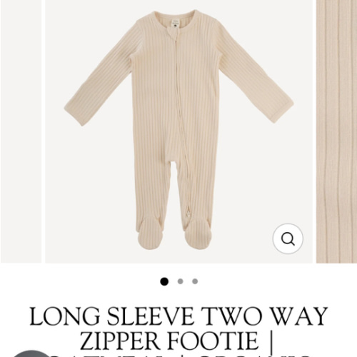 long sleeve lap neck footie | pooh + friends | organic cotton interlock