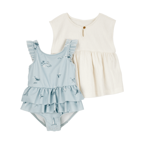 Baby 2-Piece Swimsuit & Cover-Up Set - Carter's | Carter's