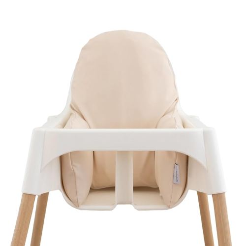 Yeah Baby Goods Wipeable IKEA Antilop Highchair Cushion Cover (Blush) - Soft, Waterproof Baby High Chair Cover