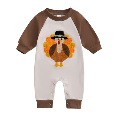 Halloween Baby Boy Girl Outfit Pumpkin Long Sleeve Onesie Romper Jumpsuit Halloween Clothes Girl Boy