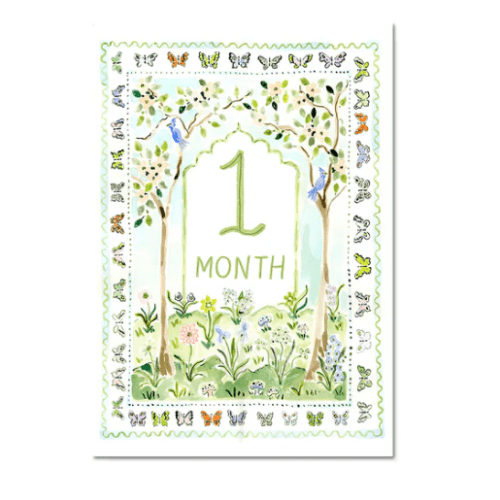 Baby Milestone Cards: Whimsical Set