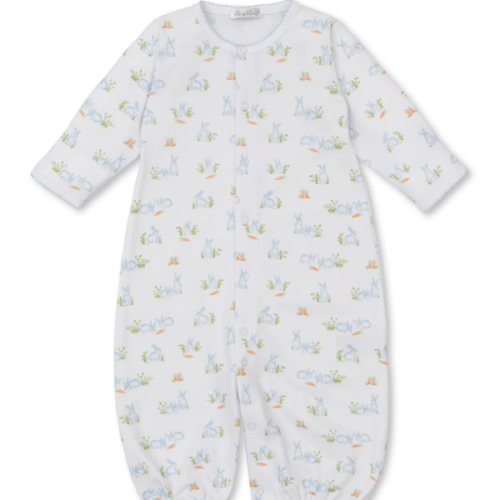 Baby Bunny Patch Blue Convertible Gown