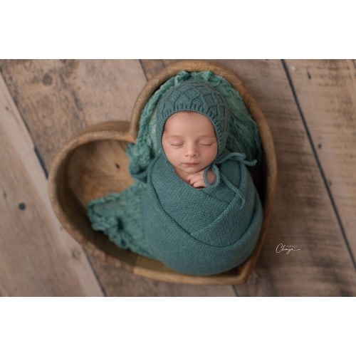 Photo props set, Newborn Photography, Newborn photo prop, Photography, Teal newborn set, Calabash Flokati Match, Love Fern NN SeamlessMatch