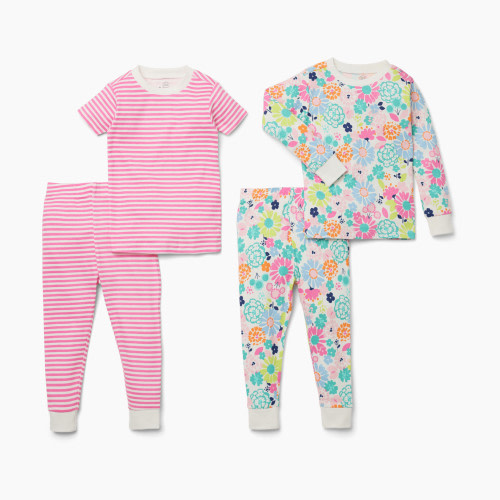 Small Story Pajamas Set 2 Pack - Pretty Floral, 12 M