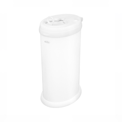 Ubbi Diaper Pail, Matte White