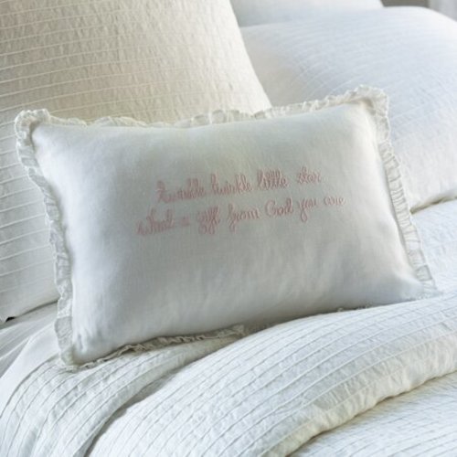 Taylor Linens Twinkle Twinkle Little Star Linen Lumbar Pillow & Reviews | Wayfair