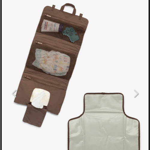 Diaper Changing Pad Organizer in Hazelnut | CALPAK